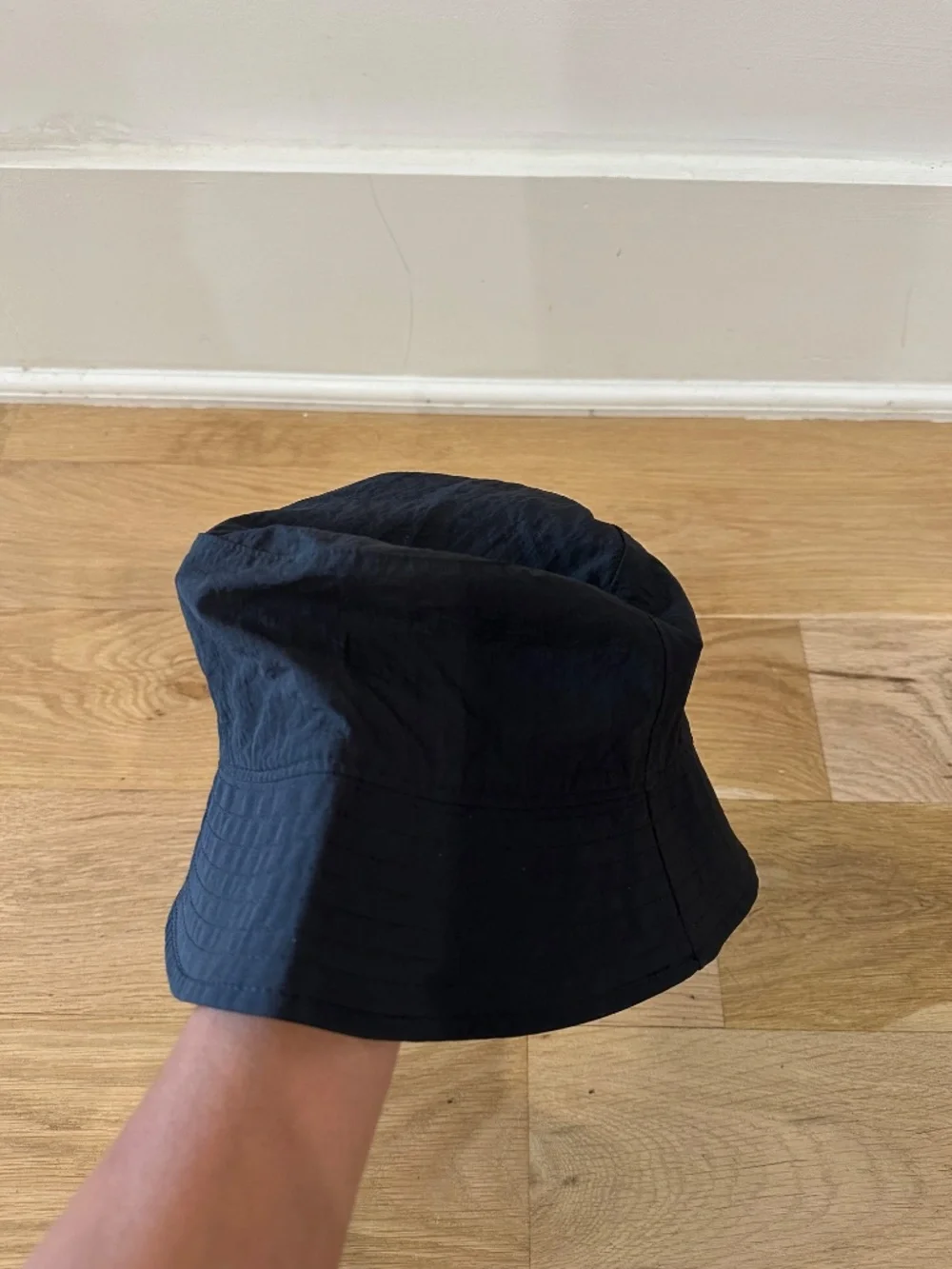 Zara Black Bucket Hat Size M